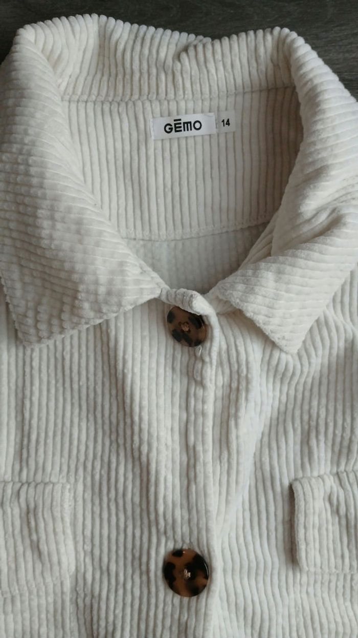 Chemise velours 14ans gémo - photo numéro 3