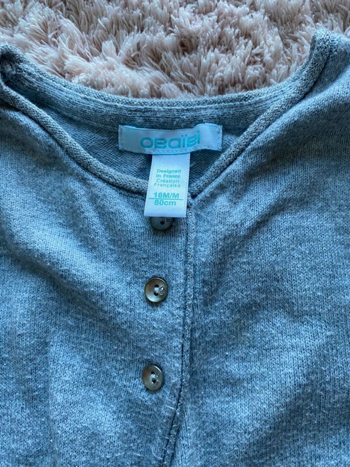 Lot de 2 gilets Obaïbi 18 mois - photo numéro 3