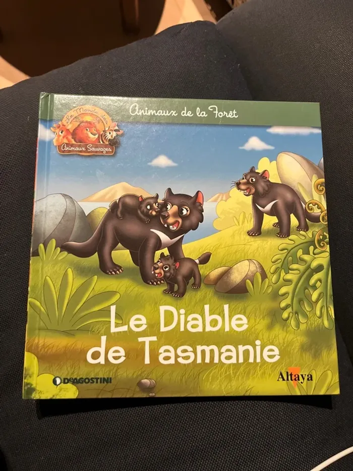 Livre pour enfants altaya le diable de Tasmanie