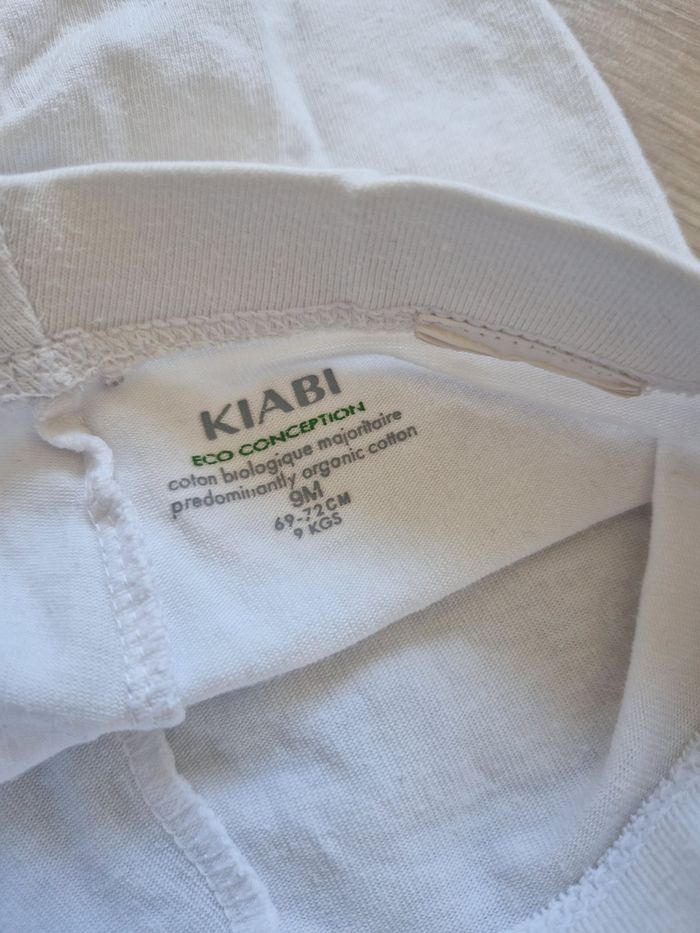 Lot de 3 leggings blanc Kiabi 9 mois - photo numéro 8