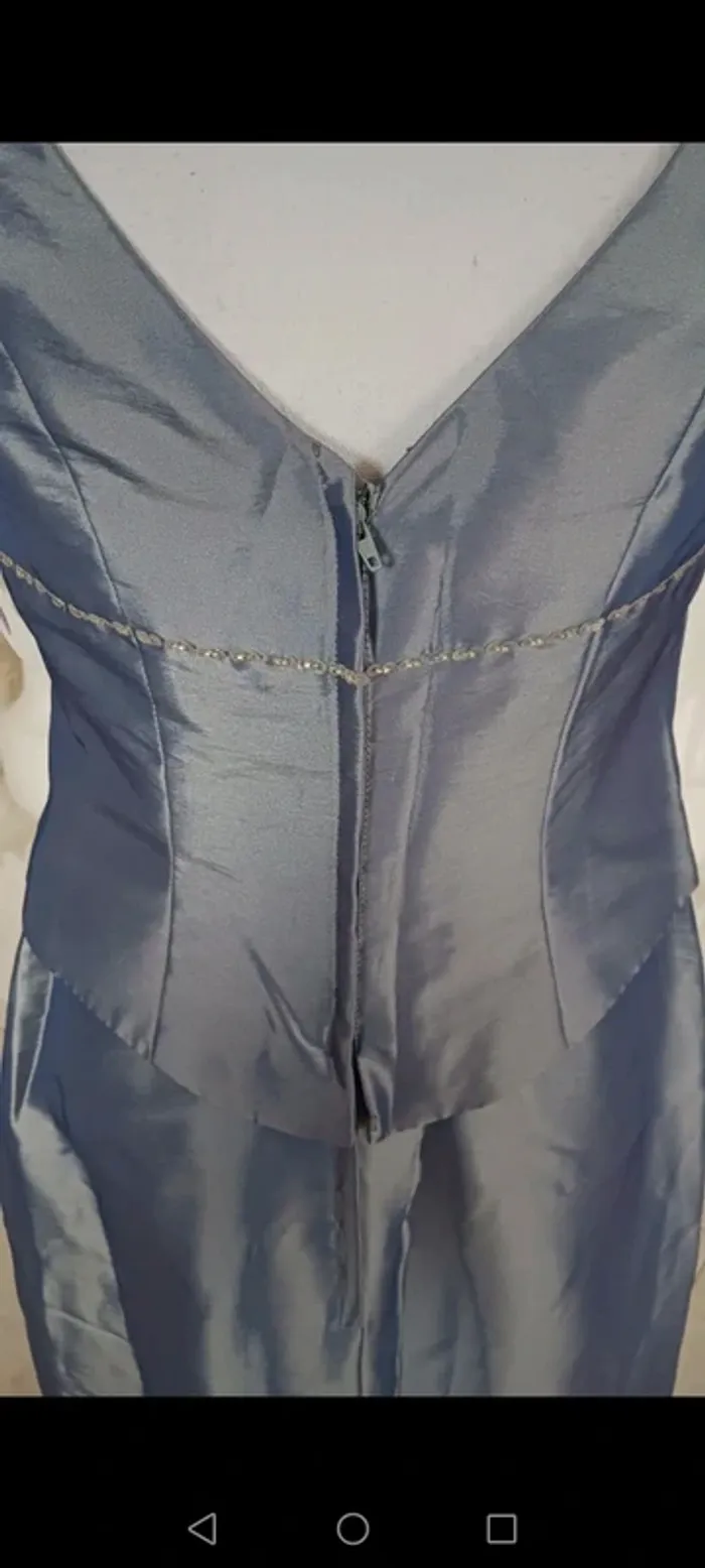 Robe de soirée manches courtes taille 38 - photo numéro 4