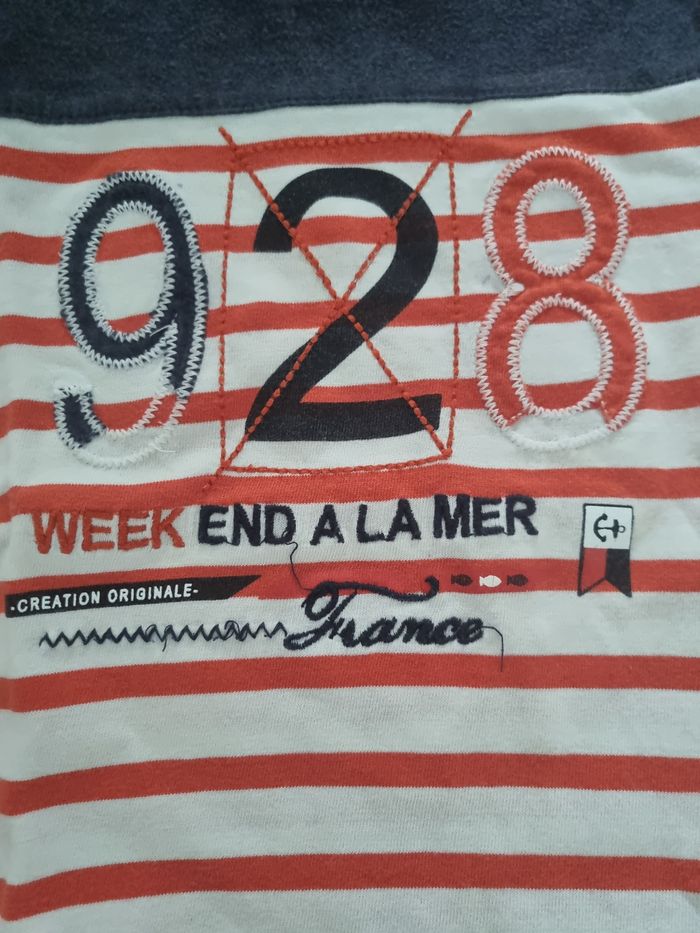 T-shirt 5 ans week end à la mer - photo numéro 3