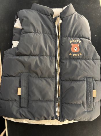 Doudoune sans manches 12/18 mois