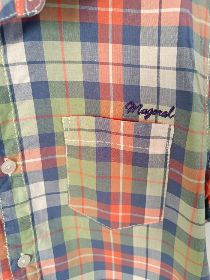Chemise à carreaux Mayoral 7ans - photo numéro 2