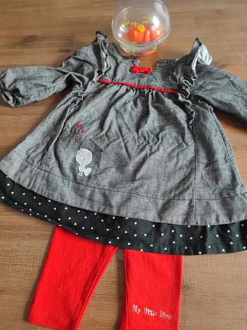 Ensemble robe legging 3 mois