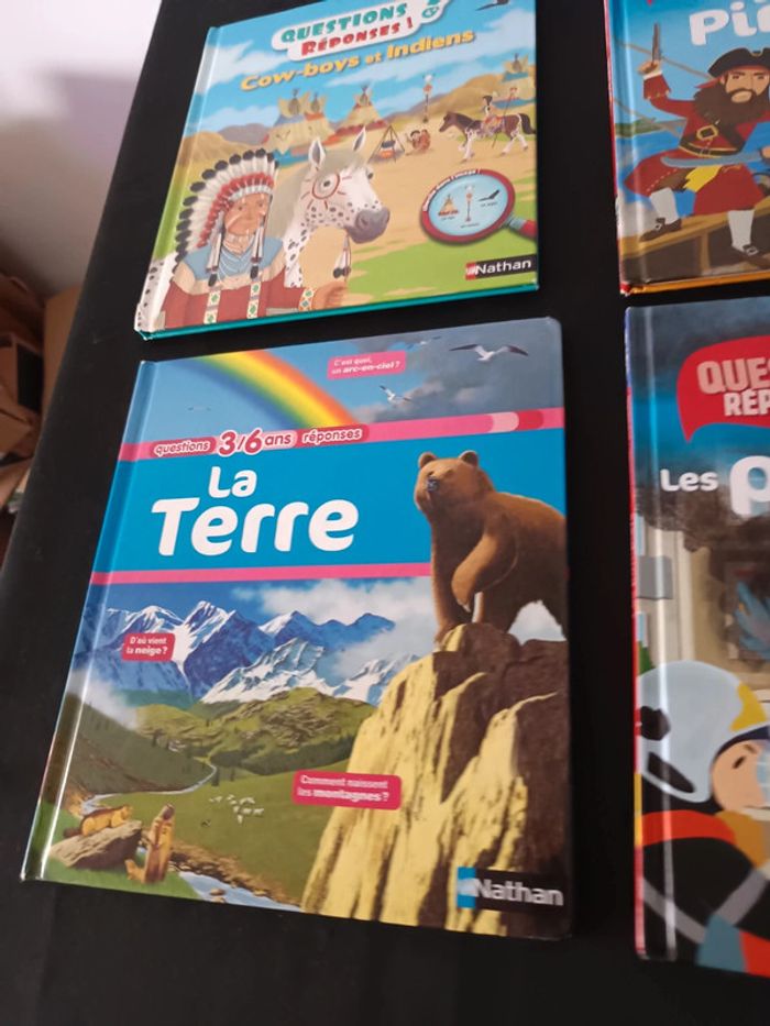Livre questions réponse Les cowboys indiens, les pirates, la terre et les pompiers Nathan - photo numéro 2