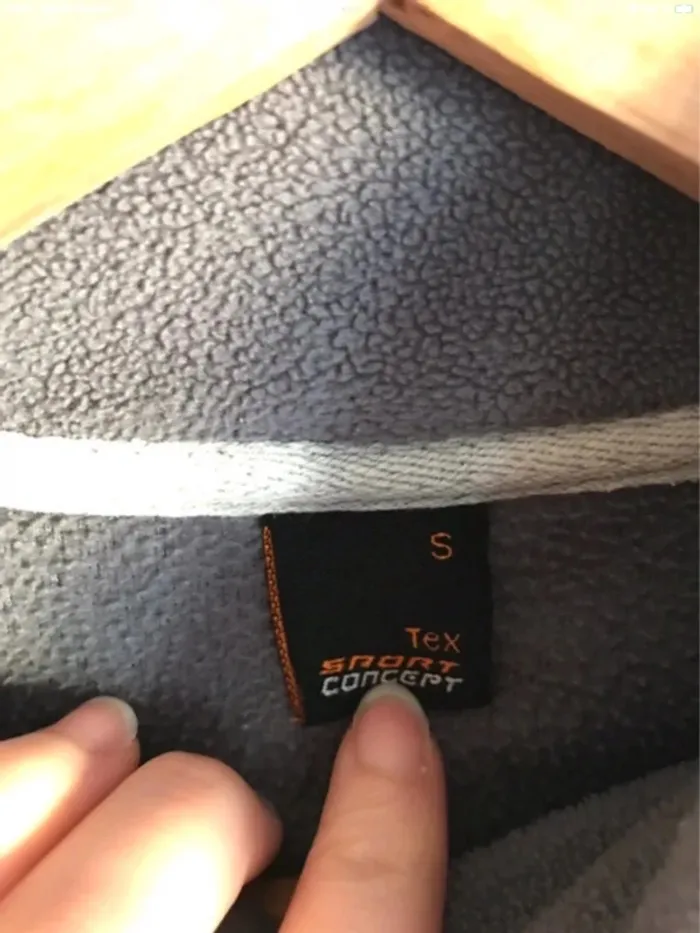 Veste polaire grise anthracite Tex sport taille S - photo numéro 6