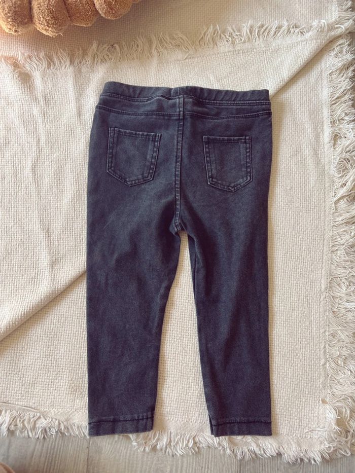 Jegging Zara mixte 92 noir gris foncé - photo numéro 3