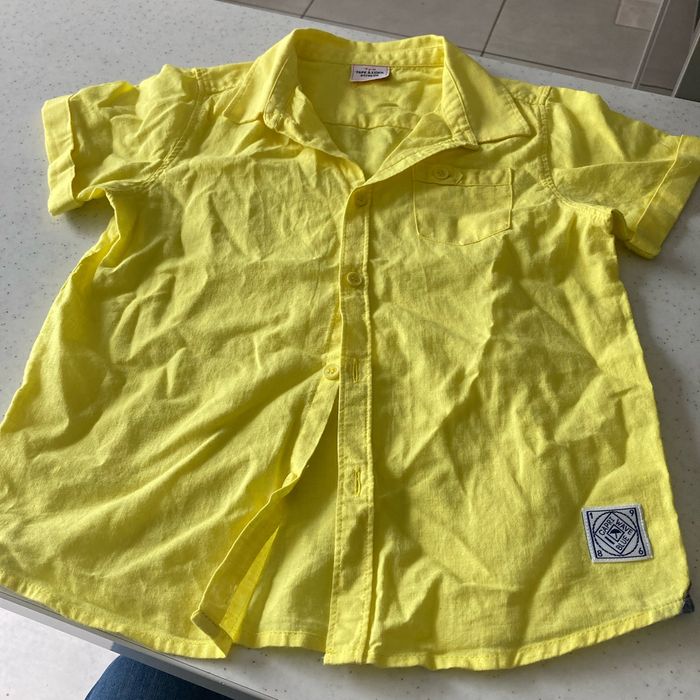 Chemise jaune