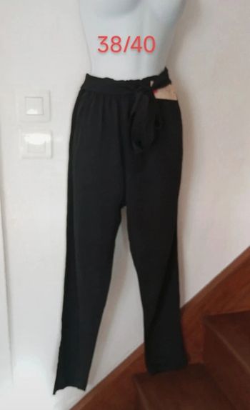 Pantalon fluide taille élastique femme.38..