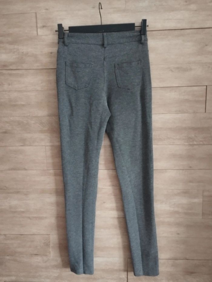 Pantalon jogging moulant Morgan gris foncé taille XS - photo numéro 6