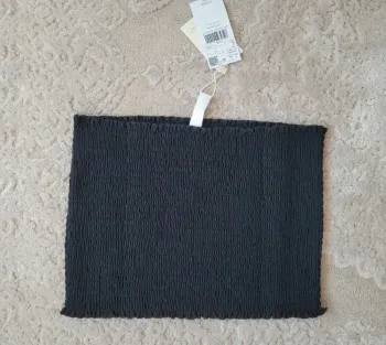 Top / bandeau noir Mango