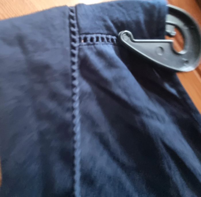 Debardeur blouse bleue marine xl bi matière très bon état - photo numéro 3