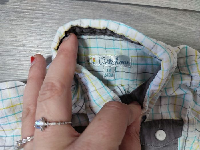 Chemise kitchoun 1 mois très bon état - photo numéro 2