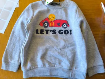 308389 pull gris garçon 4 ans (104) in extenso