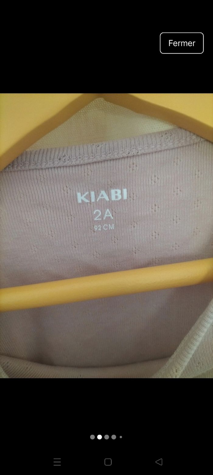 Ensemble lila Kiabi 24 mois - photo numéro 2