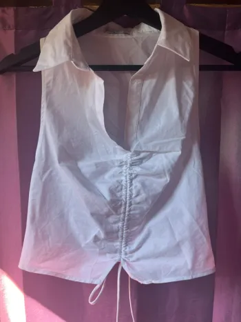 top blanc Bershka