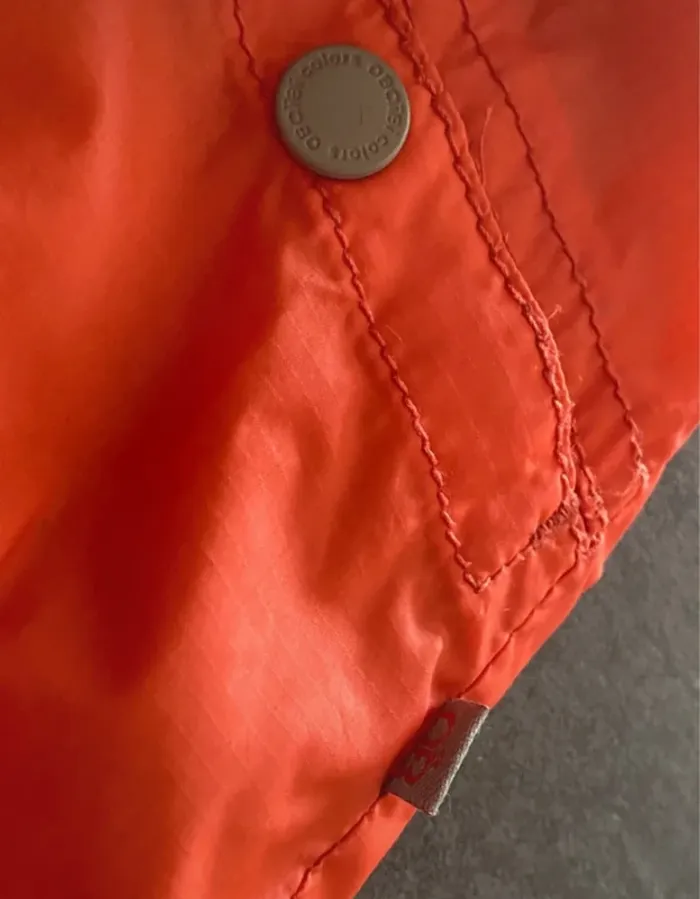 Manteau de pluie rose orangé Obaïbi 23 mois/86 cm [ref.40B000]. - photo numéro 5