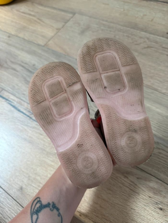 Paire de sandales rose pailletées fille 25 Flamingo - photo numéro 7