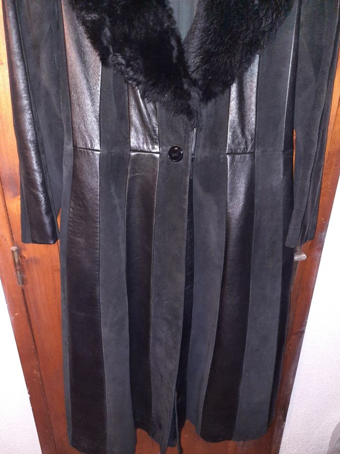 Manteau cuir et daim - photo numéro 8