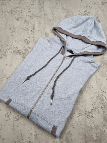 Gilet zippé à capuche Champion bleu ciel – Taille S/36 Femme
