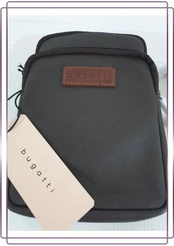 Pochette à bandoulière Bugatti marron, neuve avec étiquette - photo numéro 7