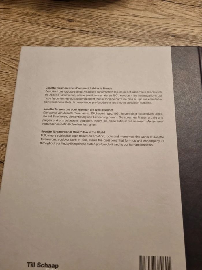 livre josette taramarcaz sculptures et installations - photo numéro 5