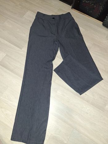 Pantalon gris chiné
