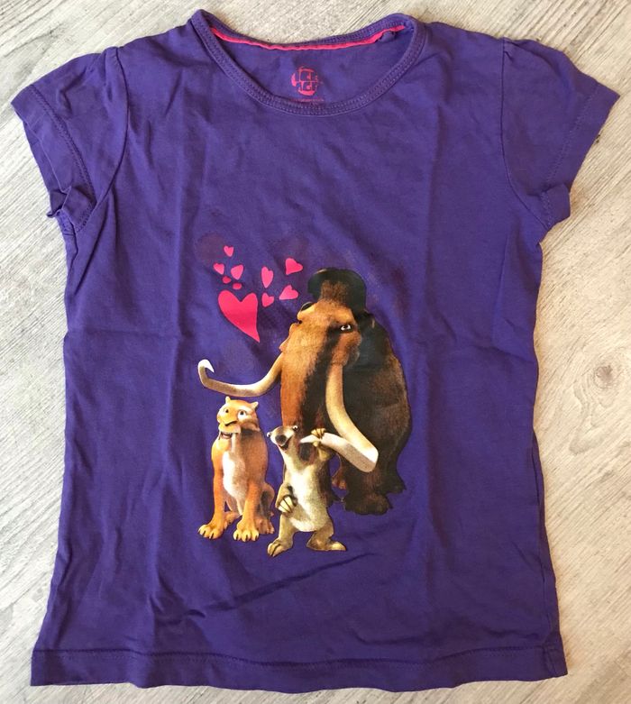 Tee shirt 98/104 L’âge de glace