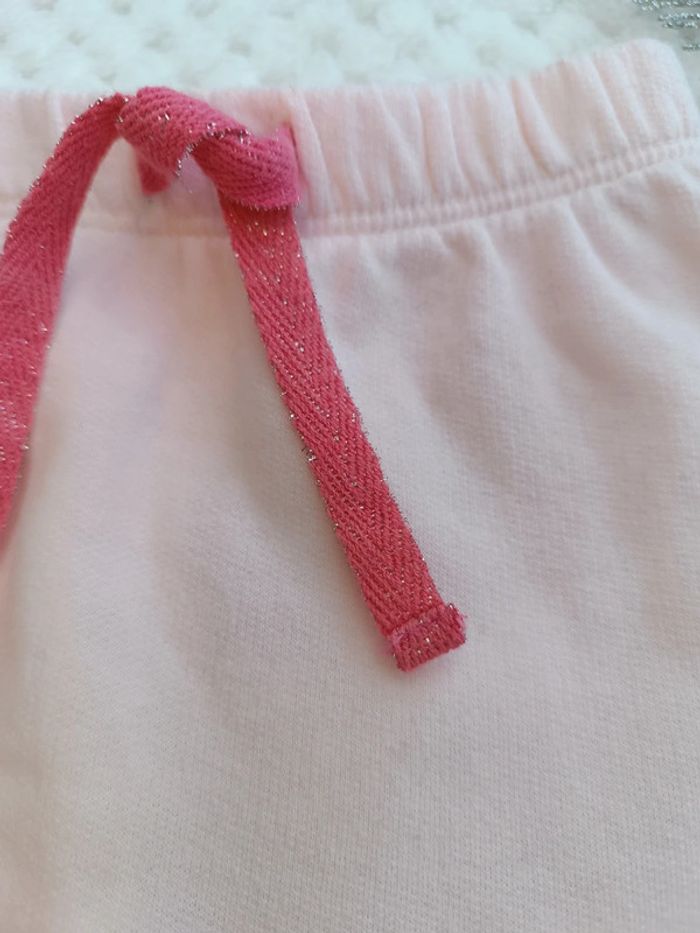 🔸Pantalon de jogging rose pâle - Pat et Ripaton Taille 3 mois 🔸 - photo numéro 3