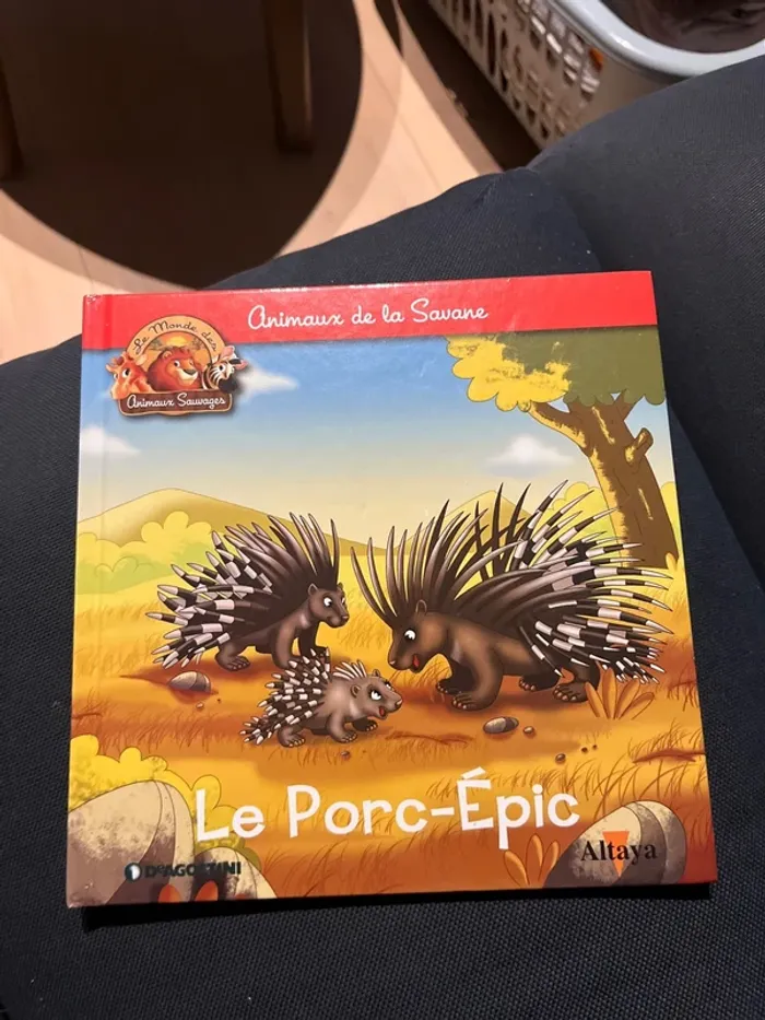 Livre pour enfants altaya le porc-épic
