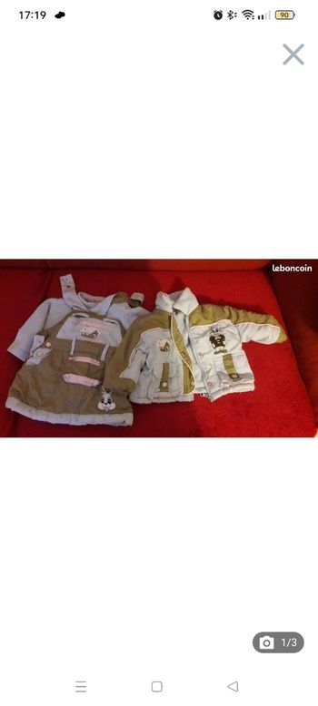 Ensemble robe pull manteau