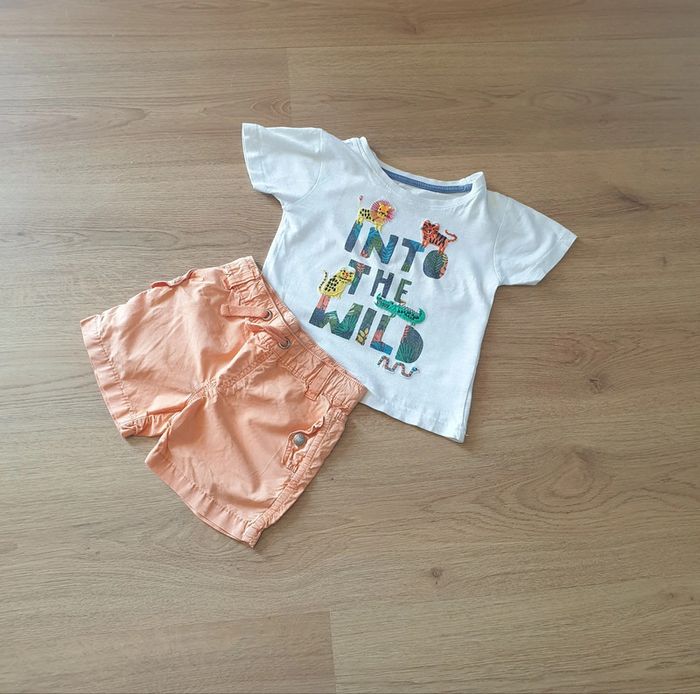 💚 Ensemble tee-shirt MC short Mini Rebelle 36 mois #emyfleury_36moisgarçon