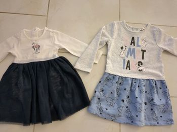 Lot 2 robes Disney 6 mois