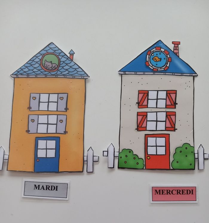 Déco maisons et jours de la semaine - photo numéro 2