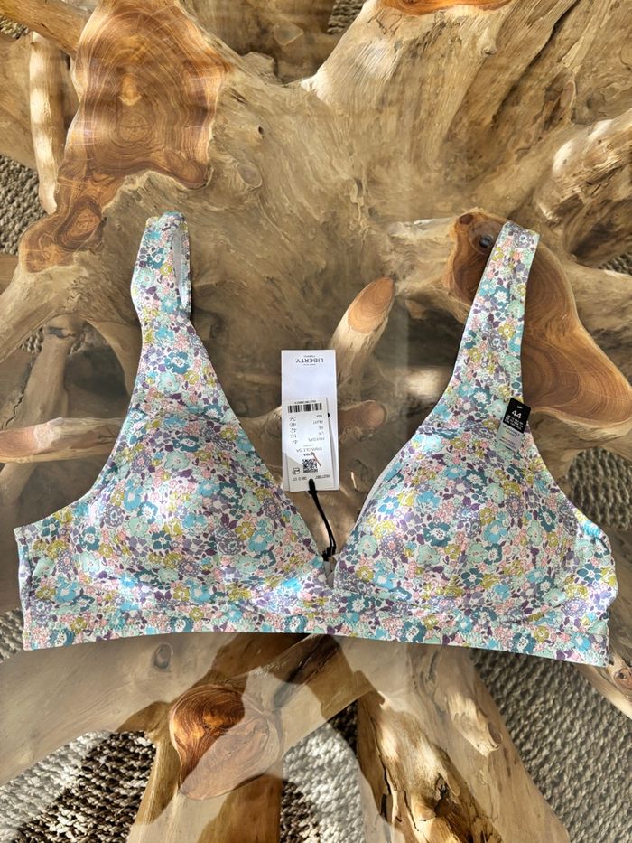Haut de maillot de bain Etam fleurs