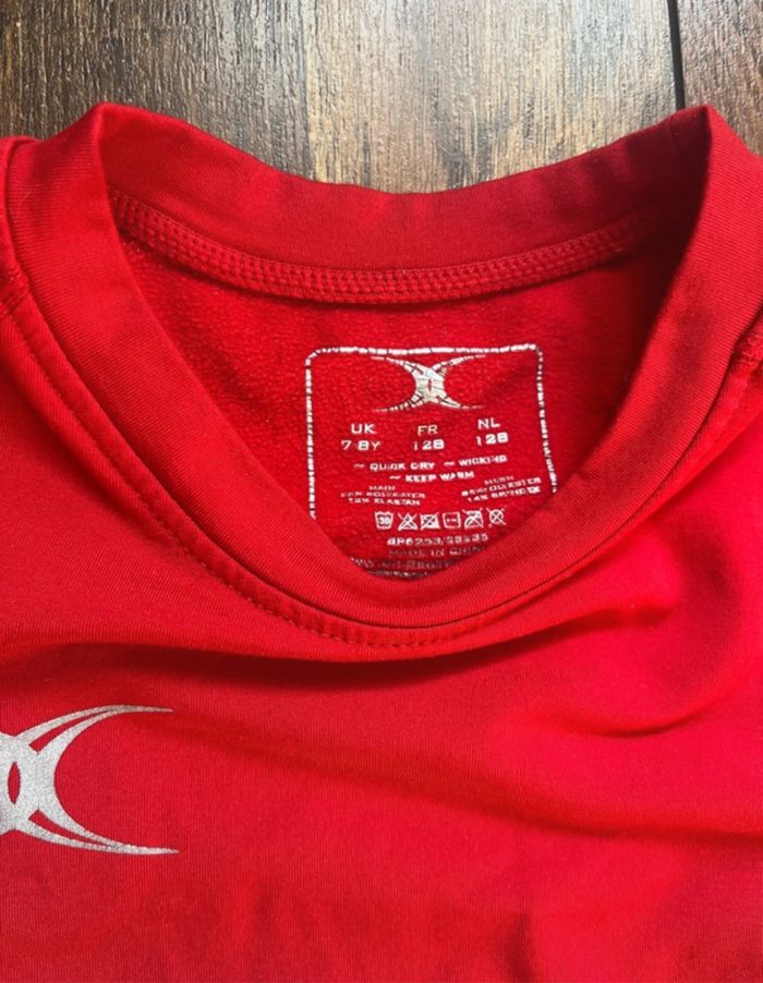 T-shirt manches longues taille 7-8 ans Gilbert rugby - photo numéro 2