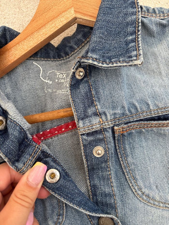 Veste en jean boutons pression - photo numéro 2