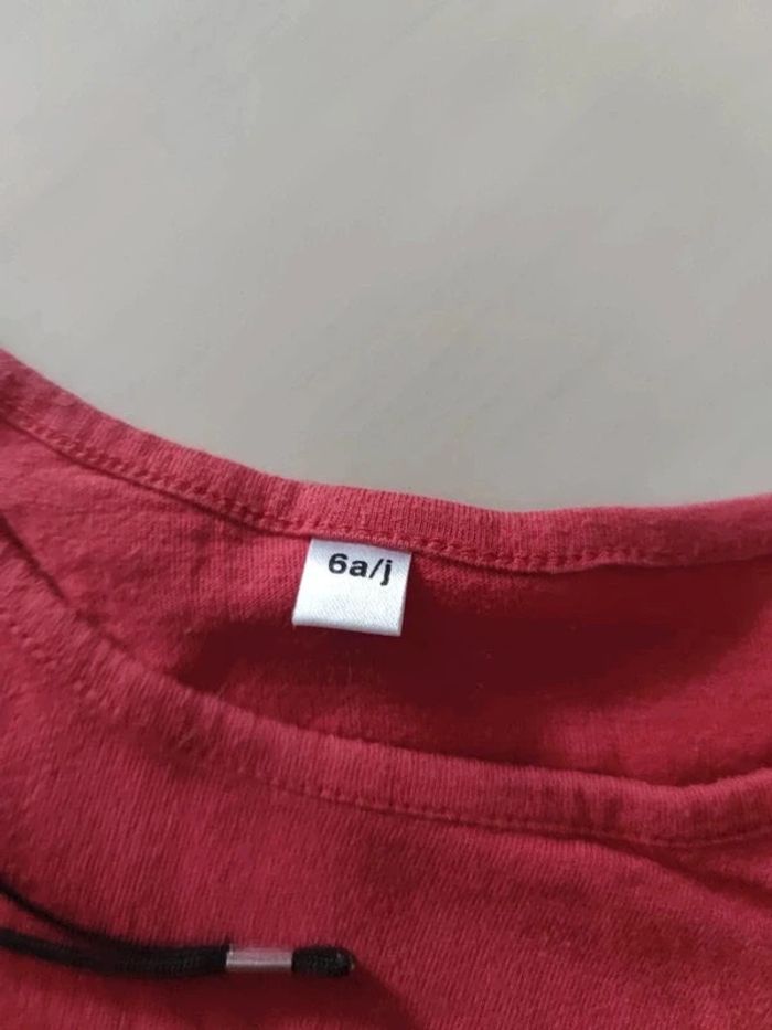 T-shirt manches courtes fille 6 ans little ladies - photo numéro 2