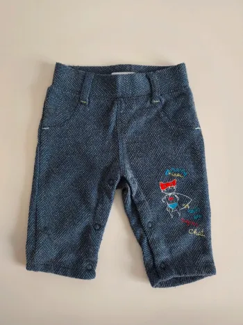 Pantalon habillé bleu