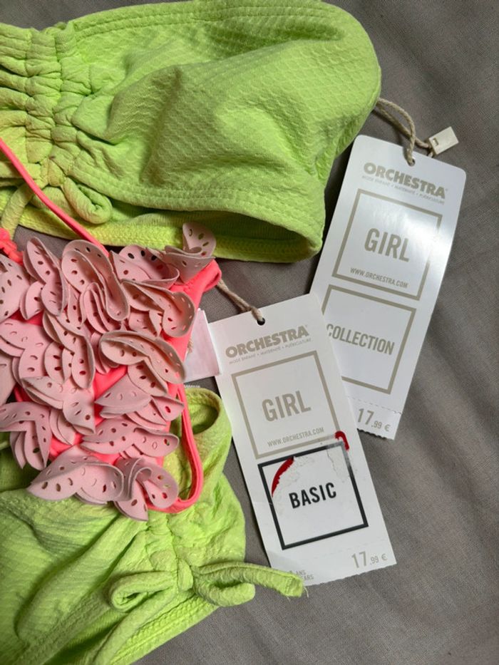 Le de deux maillot de bain 2 pièce 4 ans - photo numéro 4