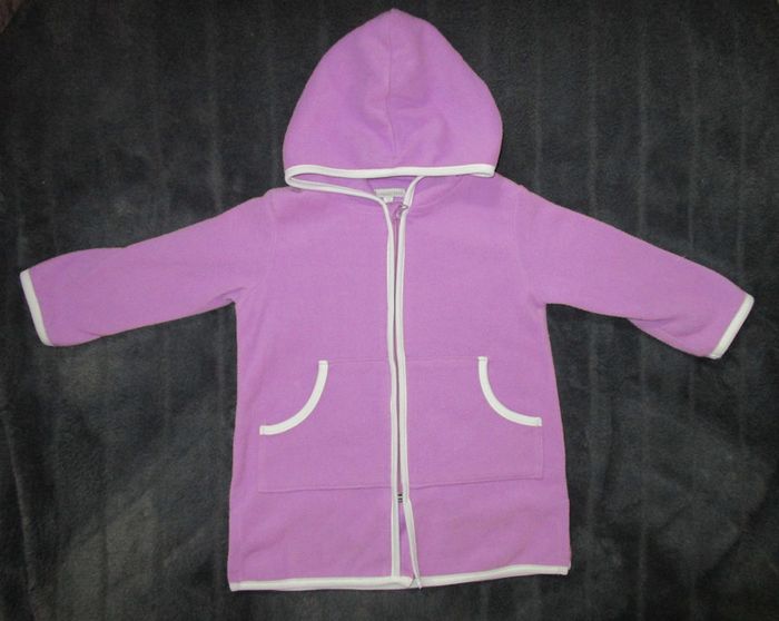 Peignoir de bain avec capuche, 2 ans