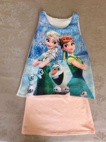 Robe Reine des Neiges 10 ans Neuve