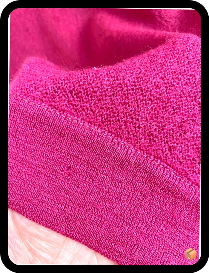Pull Lacoste vintage – Taille 5 – Fuchsia – 100 % laine – Homme - photo numéro 10