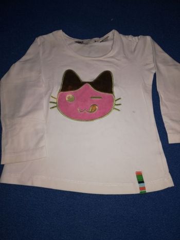 Tee-shirt manches longues fille 2/3ans ZA GIRLS