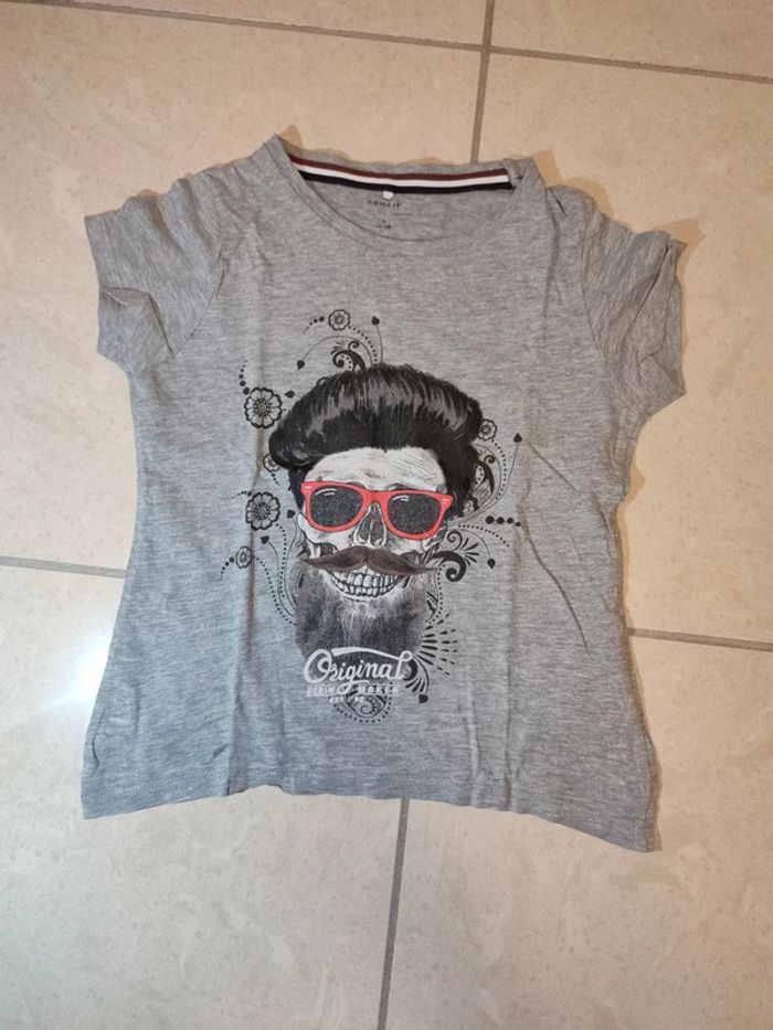 T-shirt tête de mort