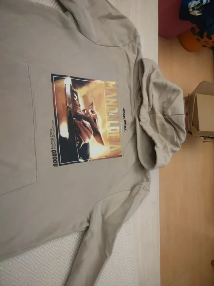 Sweat beige star wars 12 ans - photo numéro 2