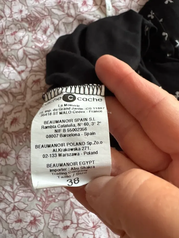 Robe cache-cache, taille 38 - photo numéro 2
