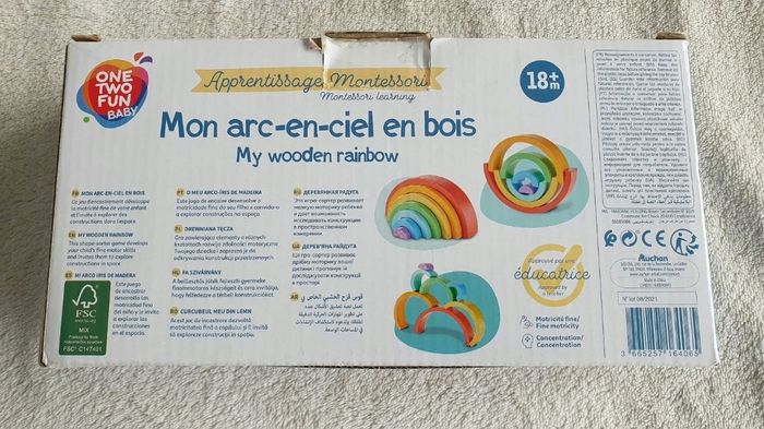 Arc-en-ciel en bois - photo numéro 4