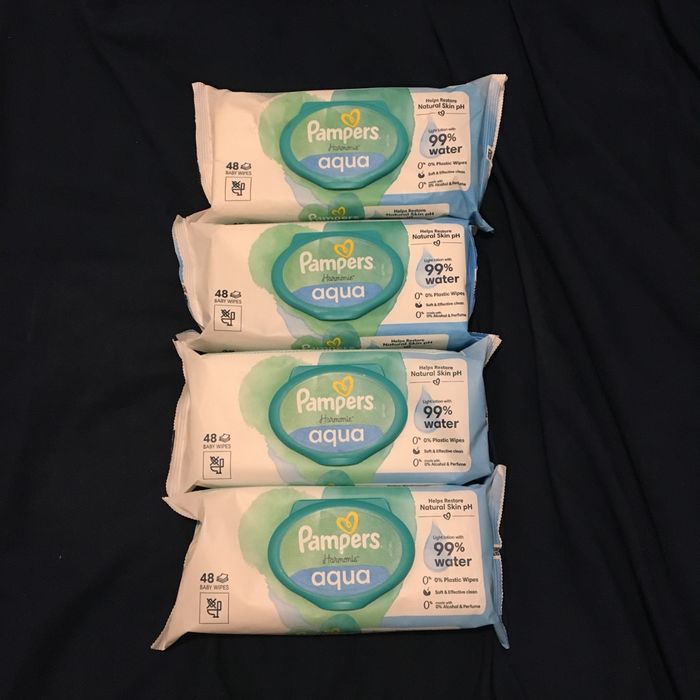 192 lingettes Pampers harmonie aqua